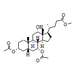 12-Hydroxy-17-[(R)-5-methoxy-5-oxo-2-pentyl]-10,13-dimethylhexadecahydro-1H-cyclopenta[a]phenanthrene-3,7-diyl (3R,5S,7R,8R,9S,10S,12S,13R,14S,17R)-Diacetate