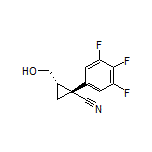 (1R,2S)-2-(Hydroxymethyl)-1-(3,4,5-trifluorophenyl)cyclopropanecarbonitrile