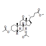 17-[(R)-5-Methoxy-5-oxo-2-pentyl]-10,13-dimethyl-12-oxohexadecahydro-1H-cyclopenta[a]phenanthrene-3,7-diyl (3R,5S,7R,8R,9S,10S,13R,14S,17R)-Diacetate