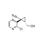 (1R,2S)-1-(3-Chloropyrazin-2-yl)-2-(hydroxymethyl)cyclopropanecarbonitrile