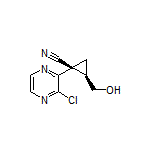 (1S,2R)-1-(3-Chloropyrazin-2-yl)-2-(hydroxymethyl)cyclopropanecarbonitrile