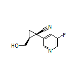 (1R,2S)-1-(5-Fluoropyridin-3-yl)-2-(hydroxymethyl)cyclopropanecarbonitrile