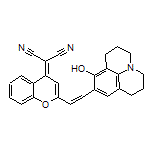 2-[2-[2-(8-Hydroxy-1,2,3,5,6,7-hexahydropyrido[3,2,1-ij]quinolin-9-yl)vinyl]-4H-chromen-4-ylidene]malononitrile