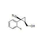 (1S,2R)-2-(Hydroxymethyl)-1-(2-iodophenyl)cyclopropanecarbonitrile