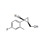 (1S,2R)-1-(4-Fluoro-2-methylphenyl)-2-(hydroxymethyl)cyclopropanecarbonitrile