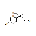 (1R,2S)-1-(5-Chloropyridin-2-yl)-2-(hydroxymethyl)cyclopropanecarbonitrile