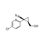 (1S,2R)-1-(5-Chloropyridin-2-yl)-2-(hydroxymethyl)cyclopropanecarbonitrile