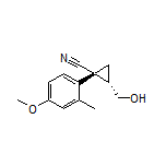 (1R,2S)-2-(Hydroxymethyl)-1-(4-methoxy-2-methylphenyl)cyclopropanecarbonitrile