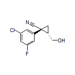 (1R,2S)-1-(3-Chloro-5-fluorophenyl)-2-(hydroxymethyl)cyclopropanecarbonitrile