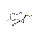 (1R,2S)-1-(2-Chloro-5-fluorophenyl)-2-(hydroxymethyl)cyclopropanecarbonitrile