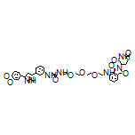 2-[[3-[5-(Benzo[d][1,3]dioxol-5-yl)-3-pyrazolyl]phenyl]amino]-N-[2-[2-[2-[2-[[2-(2,6-dioxo-3-piperidyl)-1,3-dioxo-4-isoindolinyl]amino]ethoxy]ethoxy]ethoxy]ethyl]acetamide