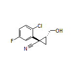 (1S,2R)-1-(2-Chloro-5-fluorophenyl)-2-(hydroxymethyl)cyclopropanecarbonitrile