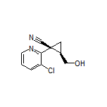 (1S,2R)-1-(3-Chloropyridin-2-yl)-2-(hydroxymethyl)cyclopropanecarbonitrile