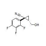 (1R,2S)-2-(Hydroxymethyl)-1-(2,3,4-trifluorophenyl)cyclopropanecarbonitrile