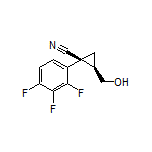 (1S,2R)-2-(Hydroxymethyl)-1-(2,3,4-trifluorophenyl)cyclopropanecarbonitrile