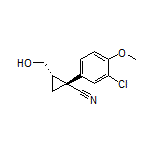 (1R,2S)-1-(3-Chloro-4-methoxyphenyl)-2-(hydroxymethyl)cyclopropanecarbonitrile