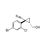 (1R,2S)-1-(4-Bromo-2-chlorophenyl)-2-(hydroxymethyl)cyclopropanecarbonitrile