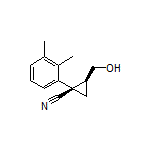 (1R,2S)-1-(2,3-Dimethylphenyl)-2-(hydroxymethyl)cyclopropanecarbonitrile