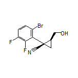 (1R,2S)-1-(6-Bromo-2,3-difluorophenyl)-2-(hydroxymethyl)cyclopropanecarbonitrile