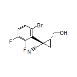 (1S,2R)-1-(6-Bromo-2,3-difluorophenyl)-2-(hydroxymethyl)cyclopropanecarbonitrile