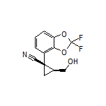 (1R,2S)-1-(2,2-Difluorobenzo[d][1,3]dioxol-4-yl)-2-(hydroxymethyl)cyclopropanecarbonitrile