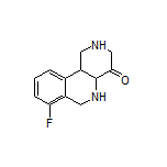 7-Fluoro-1,2,3,5,6,10b-hexahydrobenzo[c][1,6]naphthyridin-4(4aH)-one