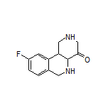 9-Fluoro-1,2,3,5,6,10b-hexahydrobenzo[c][1,6]naphthyridin-4(4aH)-one