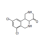 7,9-Dichloro-1,2,3,5,6,10b-hexahydrobenzo[c][1,6]naphthyridin-4(4aH)-one