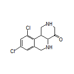 8,10-Dichloro-1,2,3,5,6,10b-hexahydrobenzo[c][1,6]naphthyridin-4(4aH)-one