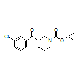 (1-Boc-3-piperidyl)(3-chlorophenyl)methanone