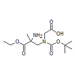 2-[(2-Amino-3-ethoxy-2-methyl-3-oxopropyl)Boc-amino]acetic Acid