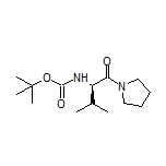 (R)-2-(Boc-amino)-3-methyl-1-(1-pyrrolidinyl)-1-butanone