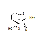 (R)-2-Amino-3-cyano-4-methyl-4,5,6,7-tetrahydrobenzo[b]thiophene-4-carboxylic Acid