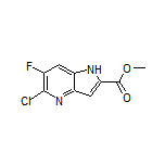 Methyl 5-Chloro-6-fluoro-4-azaindole-2-carboxylate