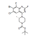 (S)-7-Bromo-6-chloro-2,8-difluoro-4-(4-Boc-2-methyl-1-piperazinyl)quinazoline