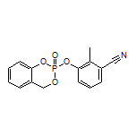 2-Methyl-3-[(2-oxido-4H-benzo[d][1,3,2]dioxaphosphinin-2-yl)oxy]benzonitrile