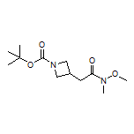 2-(1-Boc-azetidin-3-yl)-N-methoxy-N-methylacetamide