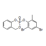 2-(2,4-Dibromo-6-methylphenoxy)-4H-benzo[d][1,3,2]dioxaphosphinine 2-Oxide