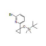 2-Bromo-6-[1-[(tert-butyldimethylsilyl)oxy]cyclopropyl]pyridine