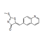 (Z)-2-(Methylthio)-5-(quinolin-6-ylmethylene)thiazol-4(5H)-one