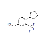 4-Cyclopentyl-3-(trifluoromethyl)benzyl Alcohol