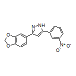 3-(Benzo[d][1,3]dioxol-5-yl)-5-(3-nitrophenyl)-1H-pyrazole