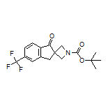 1-Boc-5’-(trifluoromethyl)spiro[azetidine-3,2’-inden]-1’(3’H)-one