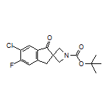 1-Boc-6’-chloro-5’-fluorospiro[azetidine-3,2’-inden]-1’(3’H)-one