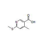 4-Methyl-6-(methylthio)nicotinic Acid