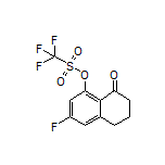 3-Fluoro-8-oxo-5,6,7,8-tetrahydro-1-naphthyl Trifluoromethanesulfonate