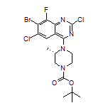 (S)-7-Bromo-2,6-dichloro-8-fluoro-4-(4-Boc-2-methyl-1-piperazinyl)quinazoline