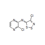 (Z)-3-Chloro-N-(4-chloro-5H-1,2,3-dithiazol-5-ylidene)pyrazin-2-amine