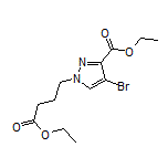 Ethyl 4-Bromo-1-(4-ethoxy-4-oxobutyl)-1H-pyrazole-3-carboxylate