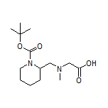 2-[[(1-Boc-2-piperidyl)methyl](methyl)amino]acetic Acid
